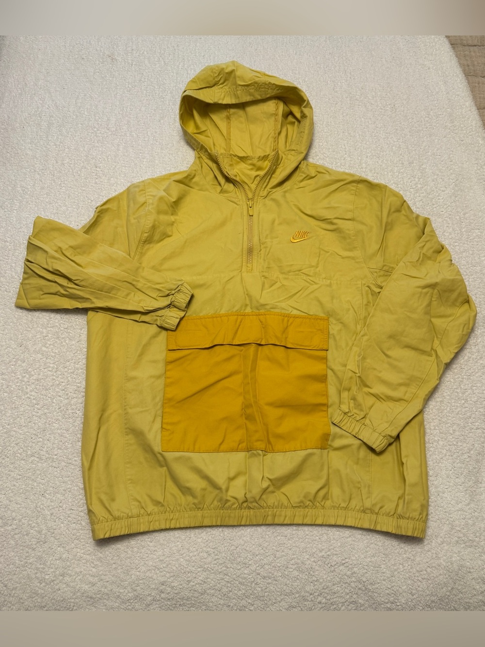 Nike Men’s Yellow Cotton Windbreaker